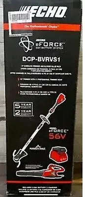 ECHO eFORCE 56V Cordless Battery 16 in. String Trimmer & Blower Combo Kit