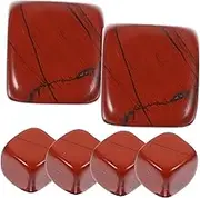 6 Pcs Whiskey Ice Cubes Ware Cube Machine Shaker Funnel Beverages Drinks Whiskey Stone Wine Stone Crystal