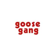 Mongoose - "GOOSE GANG" die-cut RED plate decal - Old school bmx