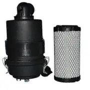 Automotive Replacement Engine Air Cleaner Housings with Generator Air Filters Assembly for Various Brands Black