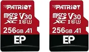 Patriot 256GB A1 / V30 Micro SD Card for Android Phones and Tablets, 4K Video Recording - 2 Pack Retail Units