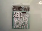 Memory Box “Wooden Alpha” Alphabet Die Set (New)