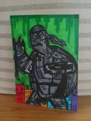 Drawing Original Sketch Tmnt Teenage Mutant Ninja Turtles Neca Leonardo Raphael