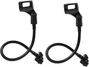 ERINGOGO 2Pcs Flexible Microphone Holder Gooseneck Rack for Hands Streaming Podcasting and Recording Versatile Microphone Clamps for All