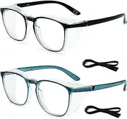 STORYCOAST Safety Glasses Anti Fog Goggles Protective Eyewear Blue Light Blocking Glasses For Men Women