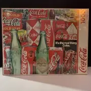 "COCA COLA" SPRINGBOK JIGSAW PUZZLE THEN AND NOW 1000 PC PUZZLE NEW!