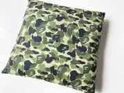 OG Bape Green ABC Camo Pillow BRAND NEW WITH OG BAG