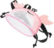 [ADOCARN] Boys and Girls Beach Mesh Bag Crab Toy Beachcomber Bag Large Capacity Shell Bag Beach Toys Mesh Shell Bag Beachcomber Toys