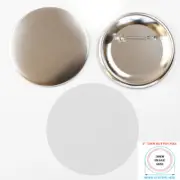 3" 75mm Pin Badge Button Parts Supplies for Pro Button DIY Maker 100pcs/Set