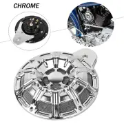 110dB Chrome Horn Speaker Cover Fit For Harley Touring Glide Big Twin 1991-2023