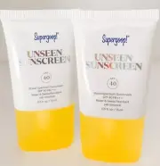 ~Set of 2~ Supergoop! Unseen Sunscreen SPF 40 1 oz
