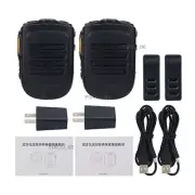 2PCS Bluetooth Microphone Wireless Handheld for Zello Real-PTT POC Radio Android