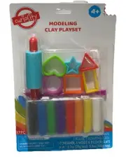 Curiosity Modeling Clay Playset 5 Plus Multicolor 19 Pc Kids