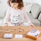 Match Kids Learning Wooden Toys Matches Puzzle Educational Toy Geometry Board