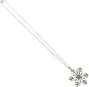 [OATIPHO] Snowflake Necklace Christmas Charms for Jewelry Necklace Chains Necklaces Delicate Necklace Snowflake Sweater Chain Snowflake Chain Snowflake Projection Necklace Golden Metal