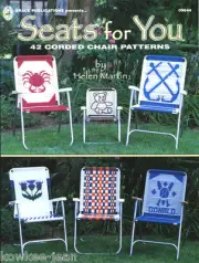 Seats for You GR9644: Macrame LAWN CHAIR PATTERNS cat; puppy; wolf; rooster +