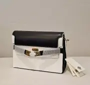 Tory Burch LEE RADZIWILL SHOULDER BAG - Black ( Origin $798 )