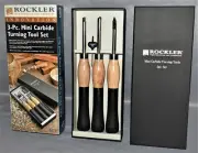 Boxed Set Of 3 Rockler Mini Carbide 13.5" Lathe Turning Tools Brand New!!
