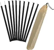 1 Set Extendable Tent Support Poles Height Canopy Poles for Camping Beach and Hiking Reliable and Easy to Install for Extra Stability and Space