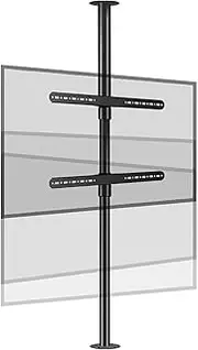 TV Ceiling Mount Adjustable Bracket - LCD TV 360 Degree Rotating Frame Floor Stand Partition Wall Rotating Rack Rotating TV Cabinet Rotating Base, Fits 32-75inch Tilt Swivel TV Mount，60 85c