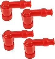 Anneome 10pcs Spark Plug Cap for Motorcycle Heatproof Waterproof Plastic Cover Replacement for Scooter High Performance