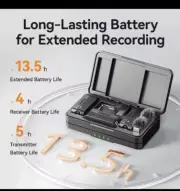 A100 Wireless Microphone Lavalier Lapel MIC for iPhone 16 15 17 Pro & pro max