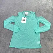 Yoko Ono Shirt Mens Small Mesh Cutout Shirt Blue Sexy LBGTQ John Lennon Rare a3