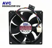 AVC DS08025R12U 12V 0.70A 8025 8CM 4-wire 64CFM CPU Fan Chassis Fan