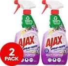 2 x 500mL Ajax Spray n' Wipe Multi-Purpose Surface Spray Lavender and Citrus