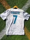 2017/18 Real Madrid Home Ronaldo #7 Final Kyiv Vintage Soccer Jersey Replica