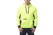 King Gee Mens Pullover Hi-vis Work Hoodie K55033 - Yellow/Navy