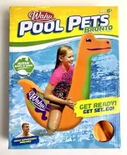 Wahu Inflatable Ride On Pool Toy, Pet Bronto Ages 6+ Brand New