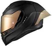 Nexx X.R3R Zero Pro 2 Helmet, black-gold, Size M for Men Black Gold