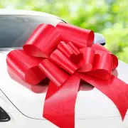 Zoe Deco - Big Car Bow - Red, 30 Inch - Giant for Birthday, Red