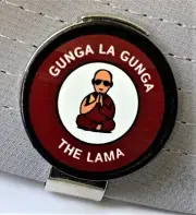 New Caddyshack Gunga Ga Lunga Golf Ball Marker with Magnetic Hat Clip