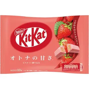 +東瀛go+日本原裝 kitkat 大包 可可風味威化餅 哈密瓜 紅豆大福 草莓可可蛋糕 草莓 農抹可可 農抹茶 雀巢