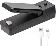 Bag Sealer，Vacuum Sealer Machine，Bag Sealer Mini，Bag Sealer Heat Seal with Cutter，Heat Sealer，Food Sealer，Portable Kitchen Gadgets， /679(Rechargeable Black)