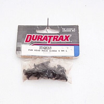 DuraTrax 0269 Pan Head Machine Screws 4mm L (15) DTXQ0269