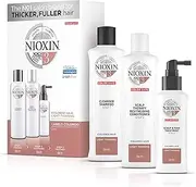 Nioxin 3D System 3 Trial Kit for Coloured Treated Hair with Light Thinning, 3 count