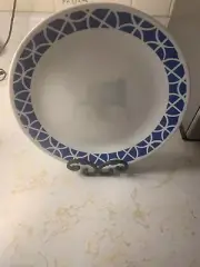 Corelle Cobalt Circles Dinner Plate NEW