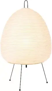 Isamu Noguchi Kazumi Rustic Rice Paper Lamp Living Room Bedside Japanese Decor