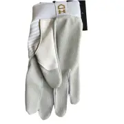 UNDER ARMOUR UA Harper Model Batting Gloves Men’s Sz Small White Gold NWT