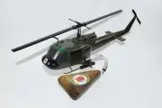 Bell® HH-1k Huey, HAL-4 Red Wolves, 16" Mahogany Model