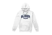 Top Gun Mens Slider Varsity Hoodie (White) - UTTV8984