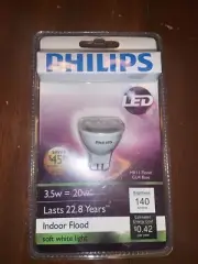 Philips 20W 454157 Equivalent Bright White (3,000K) MR11 LED Flood Light Bulb BN