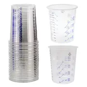 50pcs Measuring Ratios Disposable Graduated Mixing Cups UV Resin Epoxy