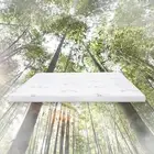 Memory Foam Mattress Topper with Bamboo Cover - Queen 4Cm