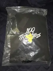 100 Thieves x Pokémon Black Pikachu Pullover Hoodie – XS, Stylish Casual Wear