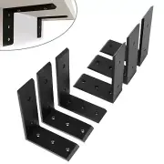 6 Heavy Duty Black Steel 6”x8” Countertop Support Brackets Corbel Lot L Shelf