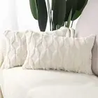 MADIZZ Set of 2 Soft Plush Short Wool Velvet Decorative Throw Pillow Covers